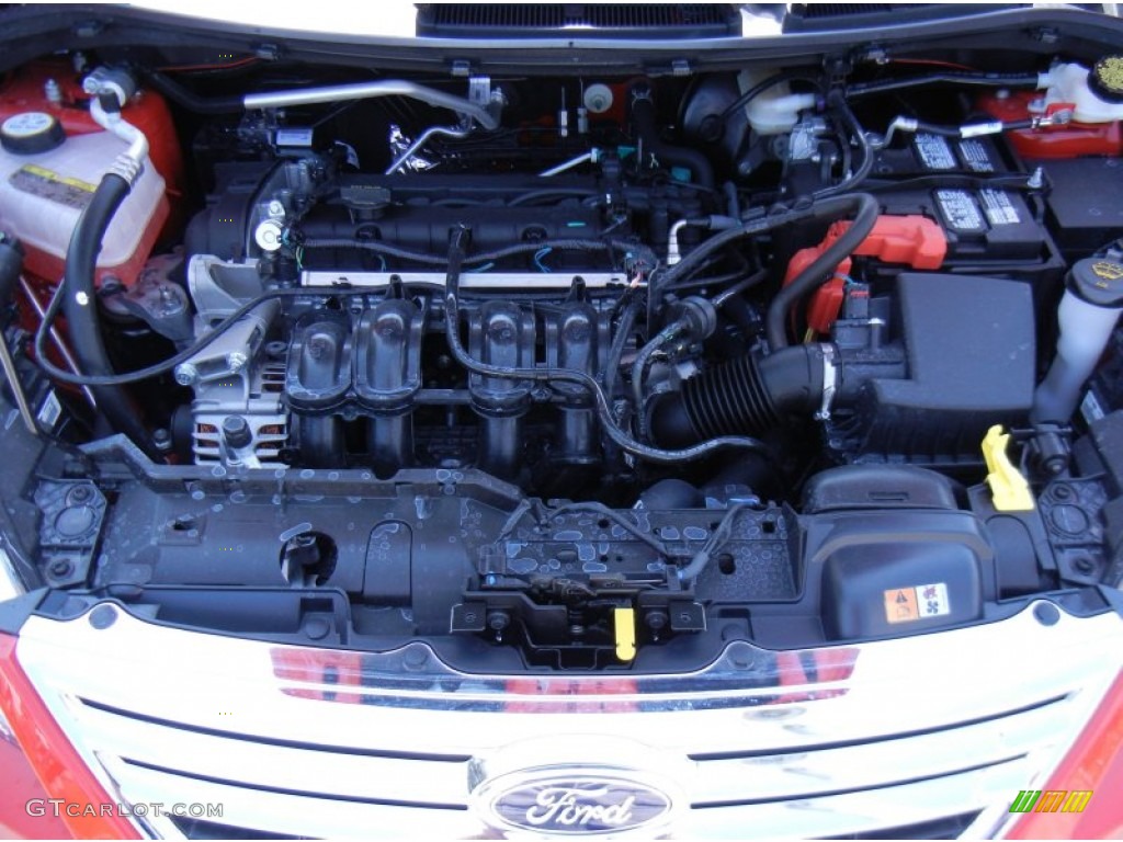 2013 Ford Fiesta Titanium Sedan Engine Photos