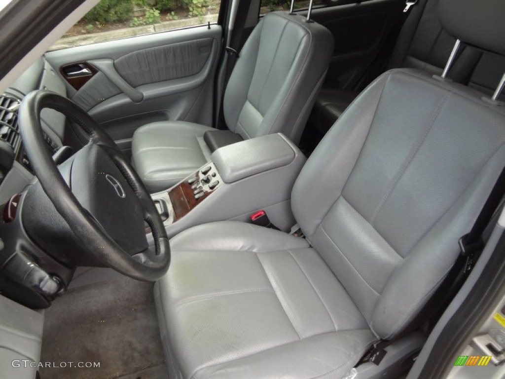 Ash Interior 2001 Mercedes-Benz ML 320 4Matic Photo #82300641