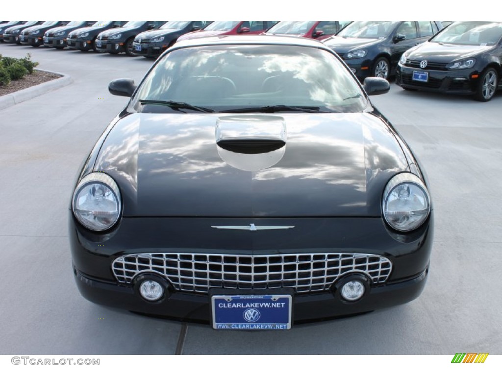2003 Thunderbird Premium Roadster - Evening Black / Black Ink photo #2