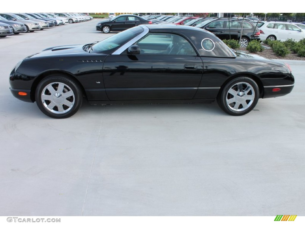 2003 Thunderbird Premium Roadster - Evening Black / Black Ink photo #5