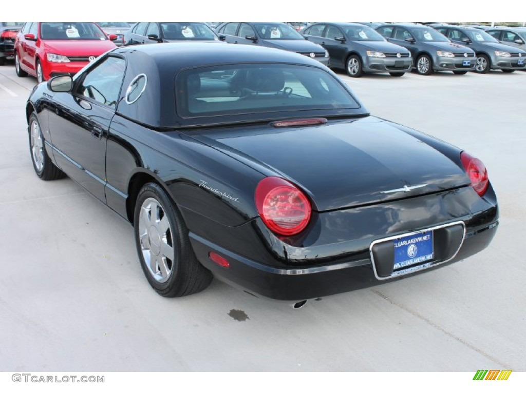 2003 Thunderbird Premium Roadster - Evening Black / Black Ink photo #7