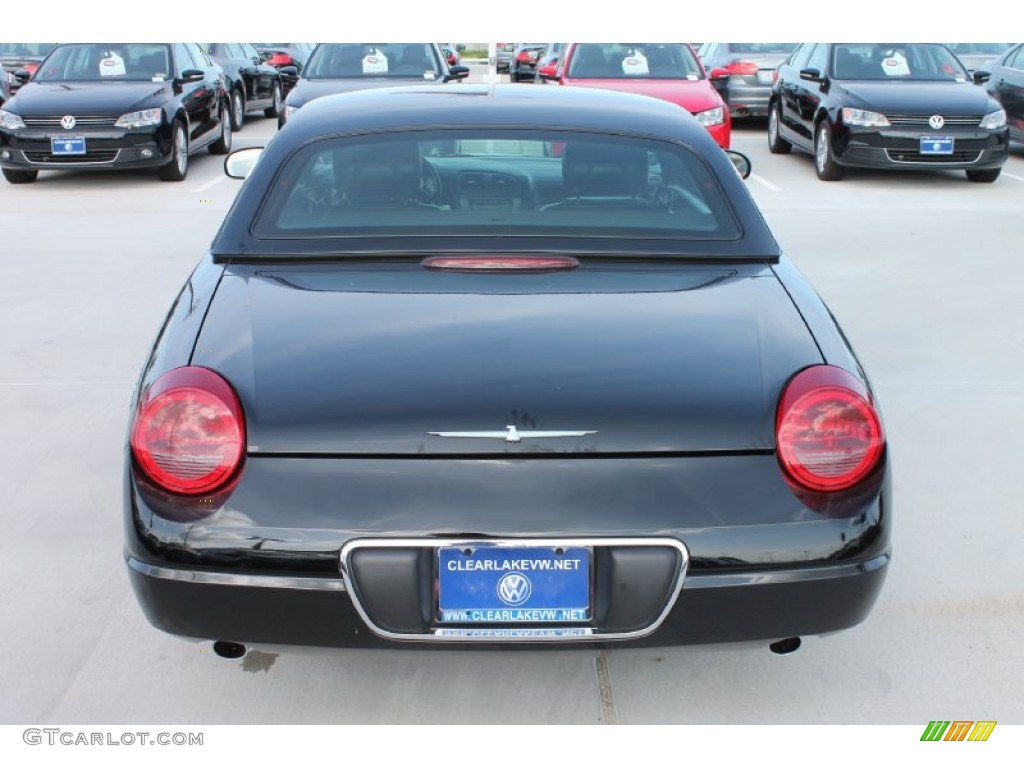 2003 Thunderbird Premium Roadster - Evening Black / Black Ink photo #8