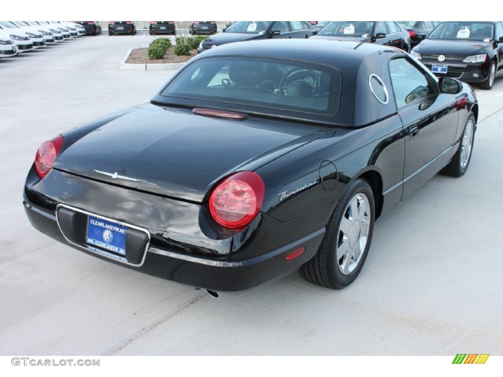 2003 Thunderbird Premium Roadster - Evening Black / Black Ink photo #9