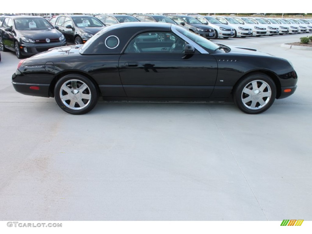 2003 Thunderbird Premium Roadster - Evening Black / Black Ink photo #11