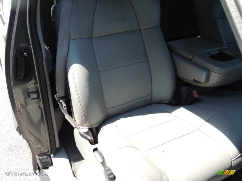 2002 F150 Lariat SuperCab - Dark Shadow Grey Metallic / Dark Graphite photo #7