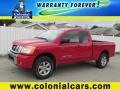 2010 Red Alert Nissan Titan SE King Cab 4x4  photo #1