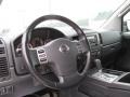 2010 Nissan Titan Charcoal Interior Steering Wheel Photo