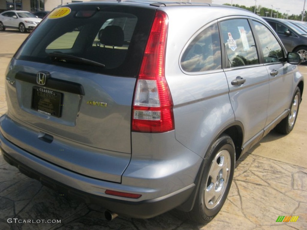 2010 CR-V LX AWD - Glacier Blue Metallic / Gray photo #5