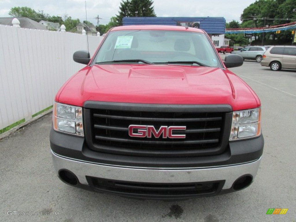 2008 Sierra 1500 Work Truck Regular Cab - Fire Red / Dark Titanium photo #4