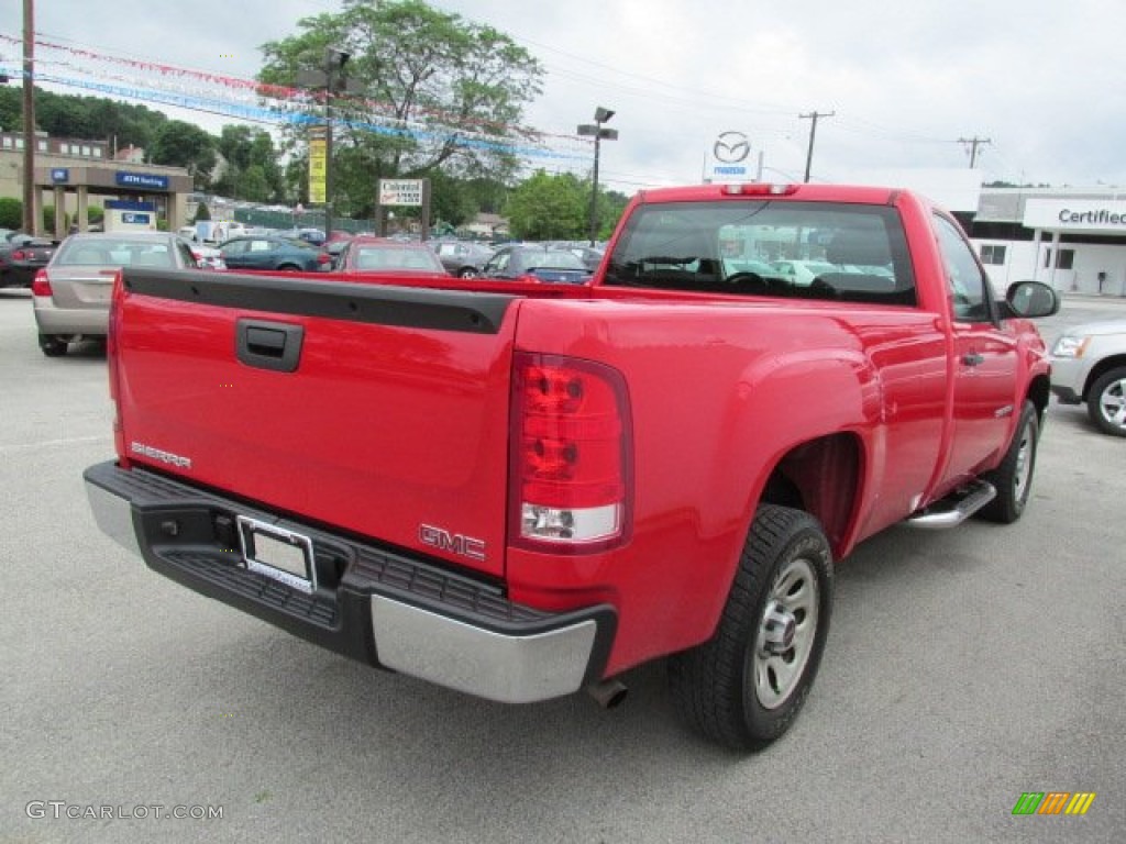 2008 Sierra 1500 Work Truck Regular Cab - Fire Red / Dark Titanium photo #6