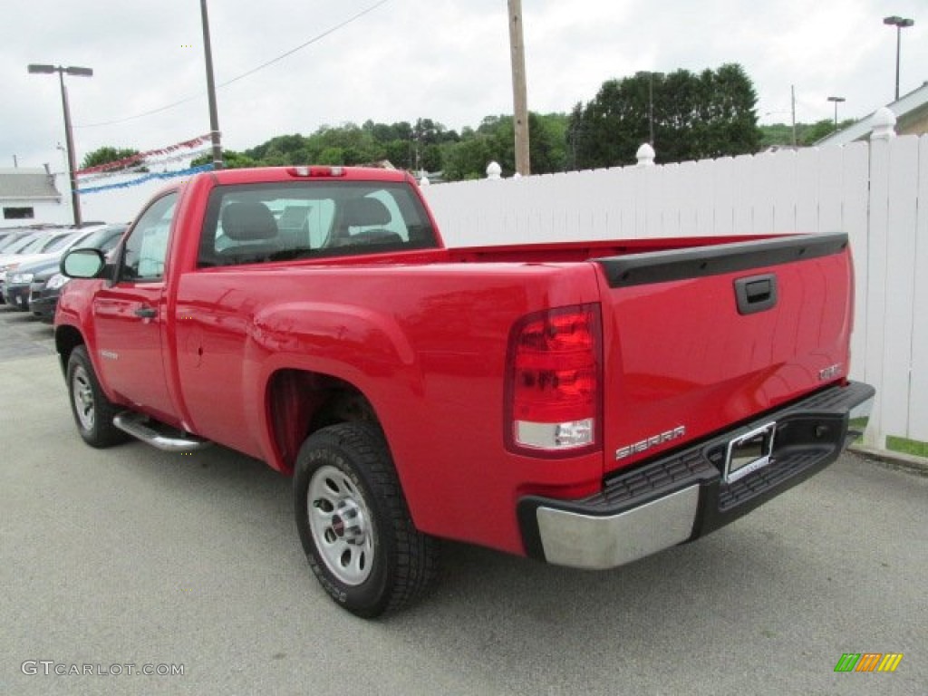 2008 Sierra 1500 Work Truck Regular Cab - Fire Red / Dark Titanium photo #8