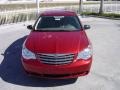 2009 Inferno Red Crystal Pearl Chrysler Sebring LX Sedan  photo #8