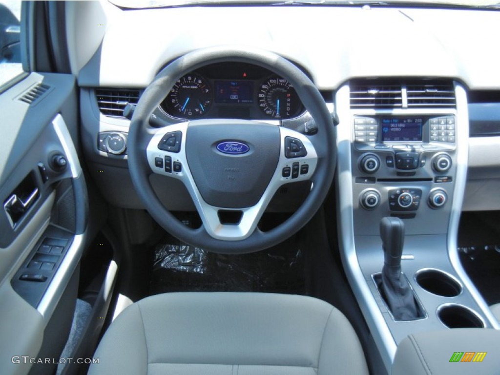 2013 Ford Edge SE EcoBoost Medium Light Stone Dashboard Photo #82302460