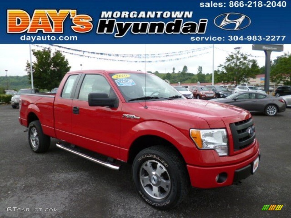 Vermillion Red Ford F150