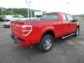 2010 Vermillion Red Ford F150 STX SuperCab 4x4  photo #7