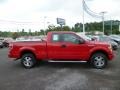 2010 Vermillion Red Ford F150 STX SuperCab 4x4  photo #8