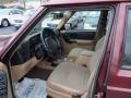 2000 Jeep Cherokee Camel Beige Interior Interior Photo