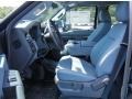 Steel 2013 Ford F350 Super Duty XL Crew Cab 4x4 Dually Interior Color