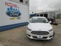2013 White Platinum Metallic Tri-coat Ford Fusion SE 1.6 EcoBoost  photo #25