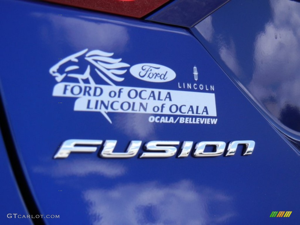 2013 Fusion SE 1.6 EcoBoost - Deep Impact Blue Metallic / Charcoal Black photo #4