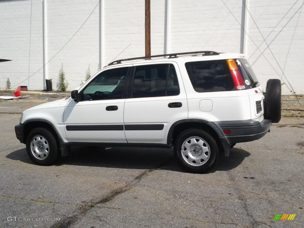 1999 CR-V LX 4WD - Taffeta White / Charcoal photo #5