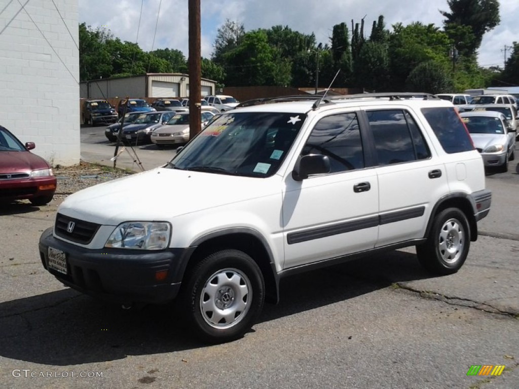 1999 CR-V LX 4WD - Taffeta White / Charcoal photo #6
