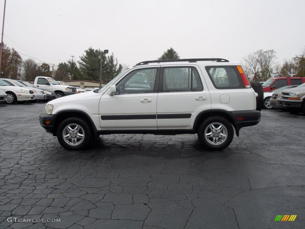 1999 CR-V EX 4WD - Taffeta White / Charcoal photo #4