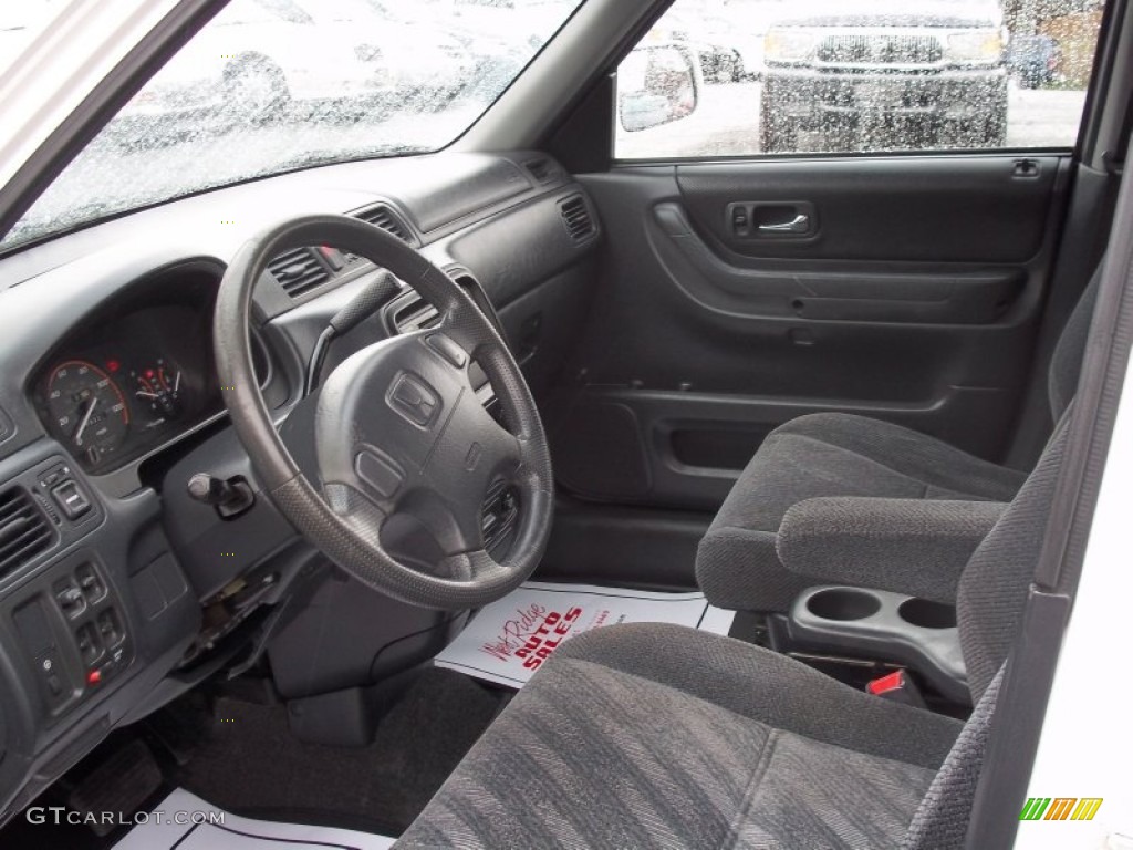 1999 CR-V EX 4WD - Taffeta White / Charcoal photo #5