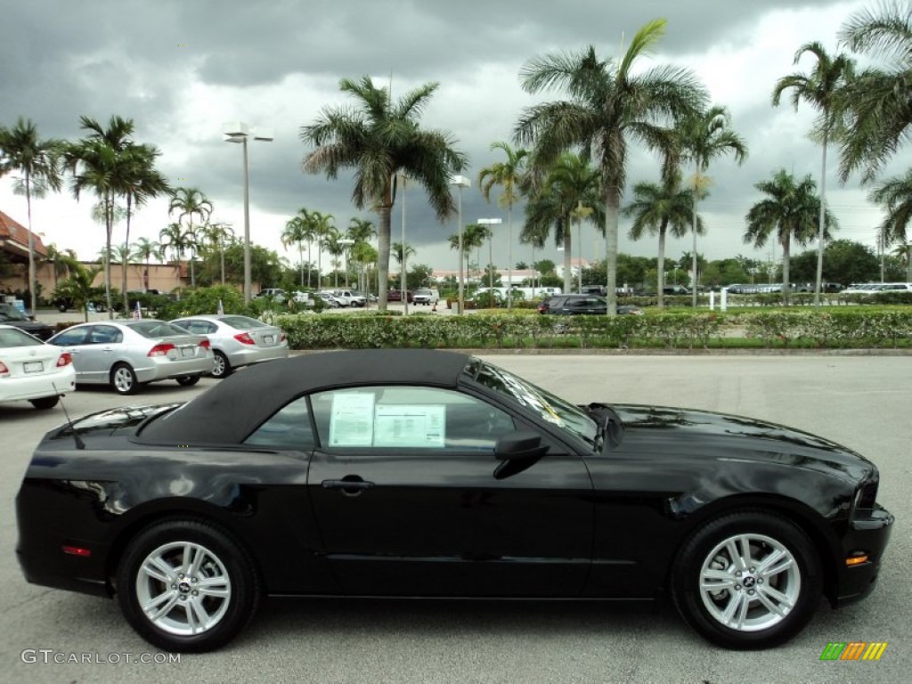 Black 2013 Ford Mustang V6 Convertible Exterior Photo #82305831