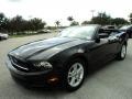 Black 2013 Ford Mustang V6 Convertible Exterior