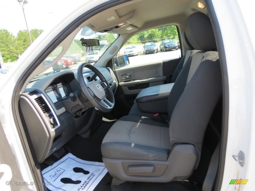 2010 Ram 1500 SLT Regular Cab - Stone White / Dark Slate/Medium Graystone photo #11