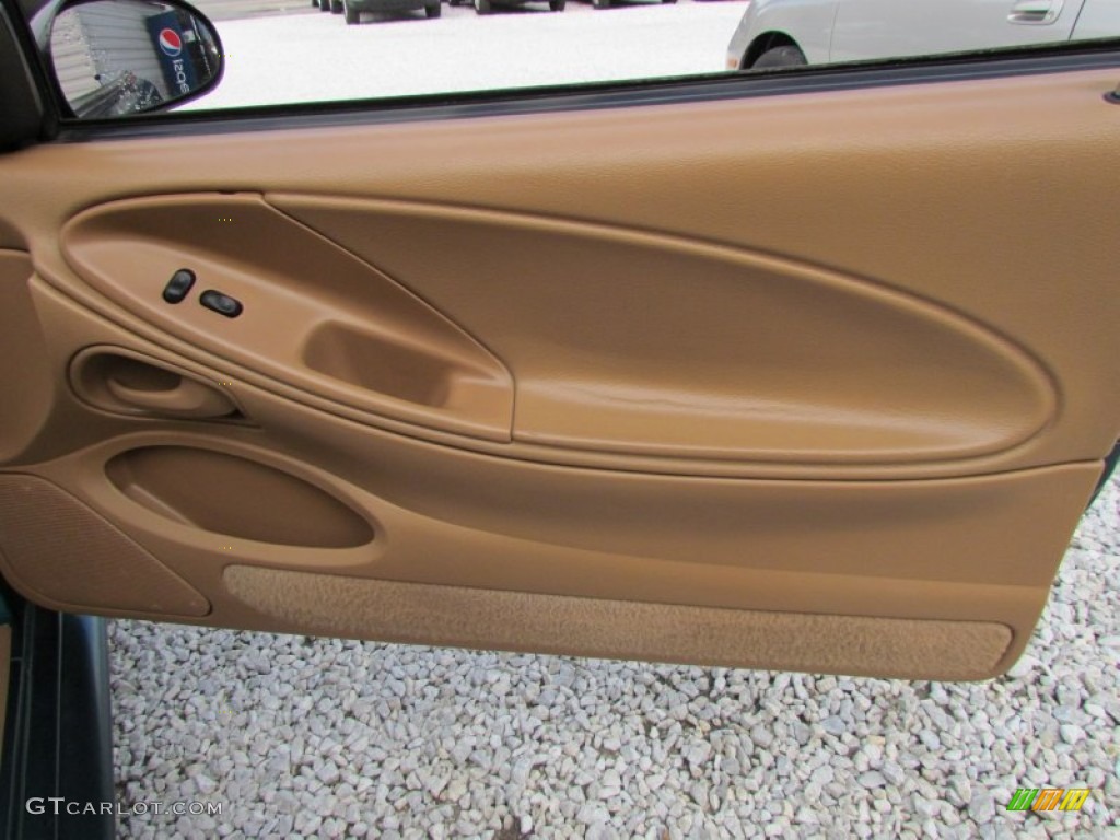 1998 Ford Mustang GT Convertible Saddle Door Panel Photo #82306657
