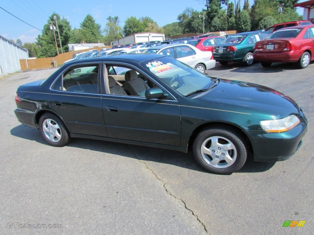 1998 Accord EX Sedan - Dark Emerald Pearl / Ivory photo #2
