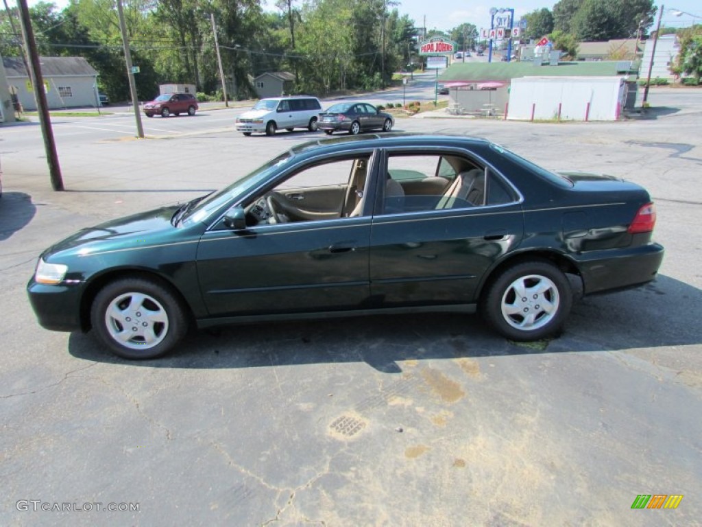 1998 Accord EX Sedan - Dark Emerald Pearl / Ivory photo #9