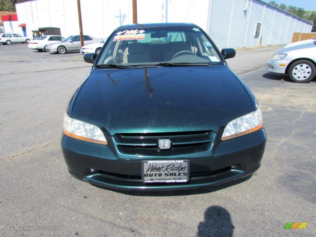 1998 Accord EX Sedan - Dark Emerald Pearl / Ivory photo #12