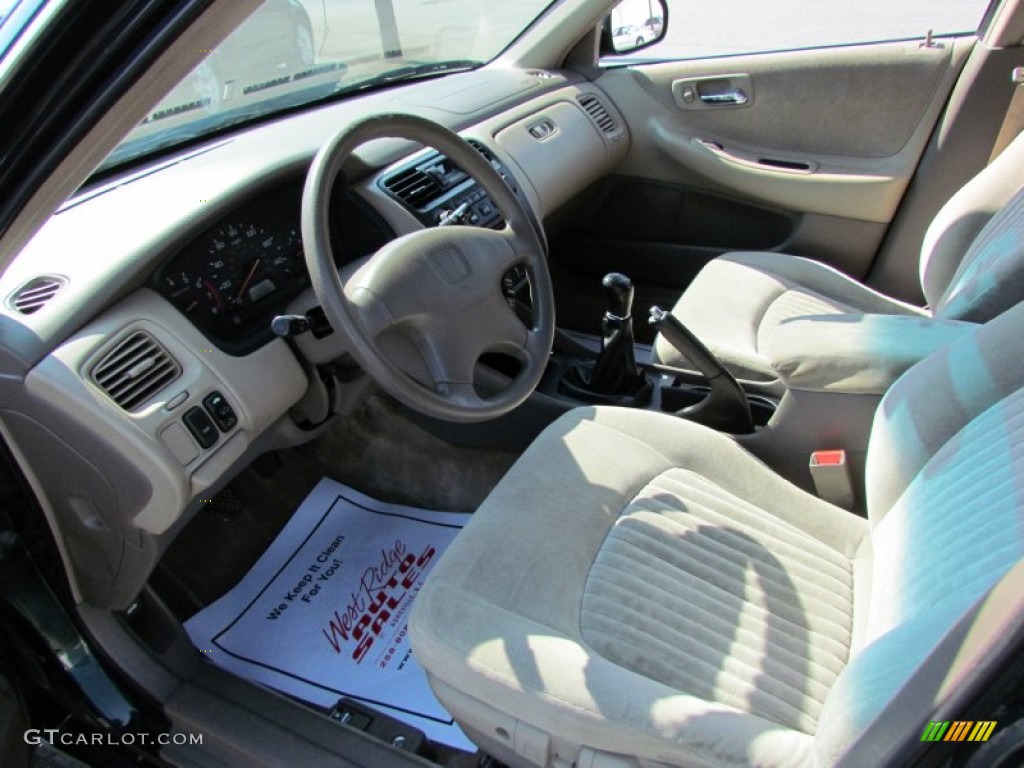 1998 Accord EX Sedan - Dark Emerald Pearl / Ivory photo #24