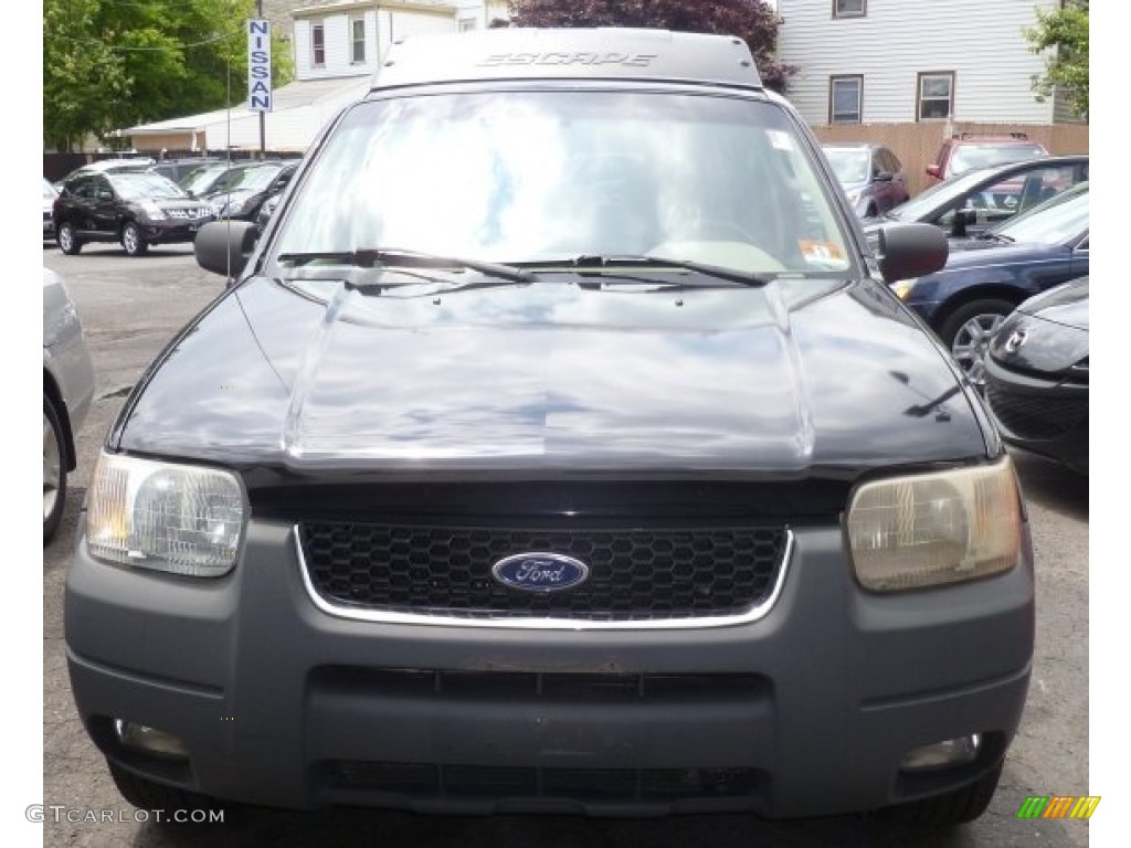2003 Escape XLT V6 4WD - Black Clearcoat / Medium Dark Pebble photo #2