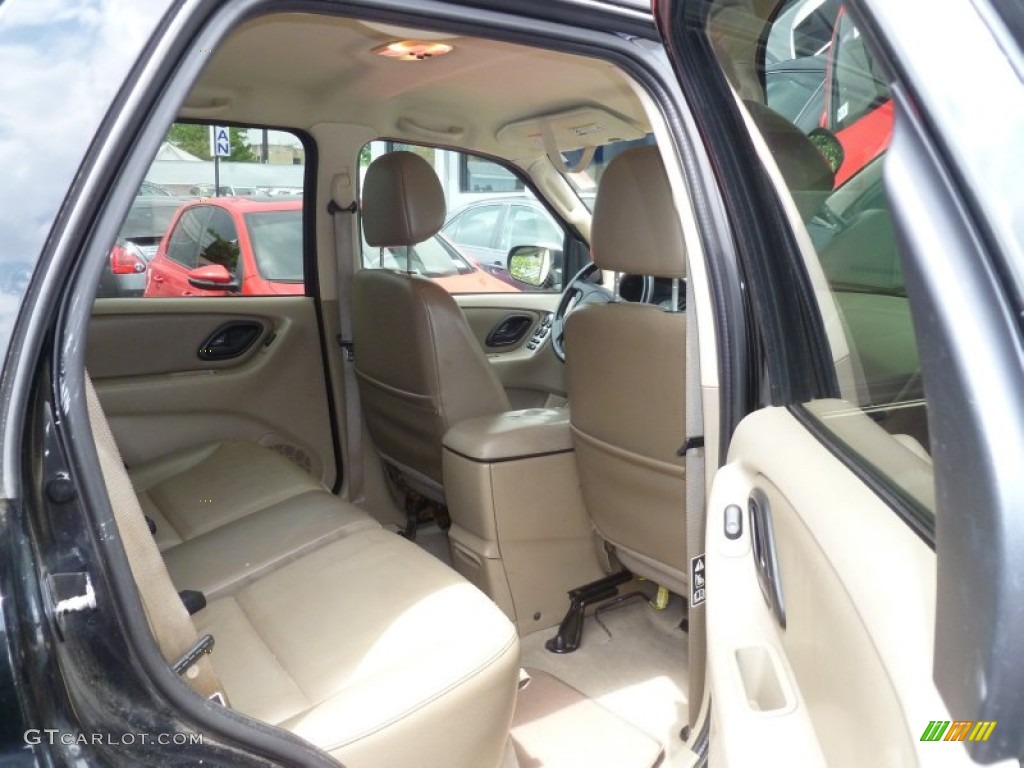 2003 Escape XLT V6 4WD - Black Clearcoat / Medium Dark Pebble photo #11