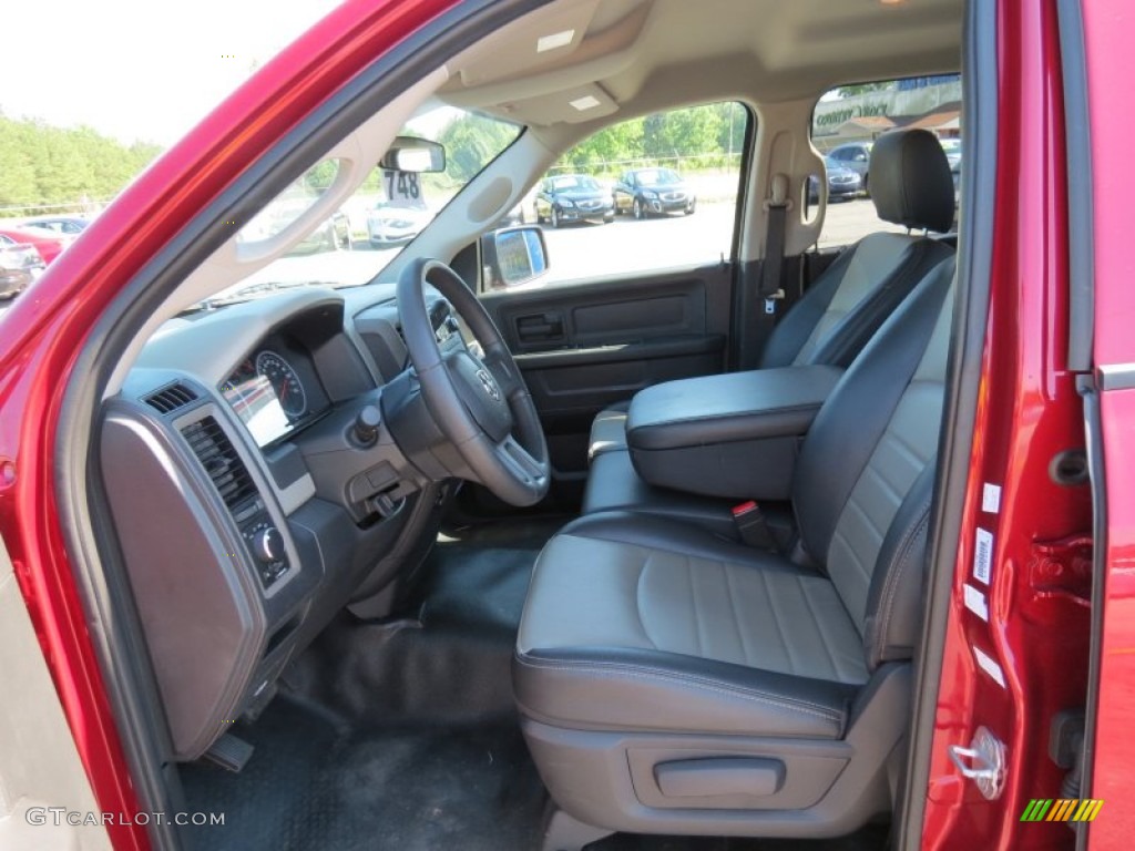 2012 Ram 1500 ST Quad Cab - Deep Cherry Red Crystal Pearl / Dark Slate Gray/Medium Graystone photo #12