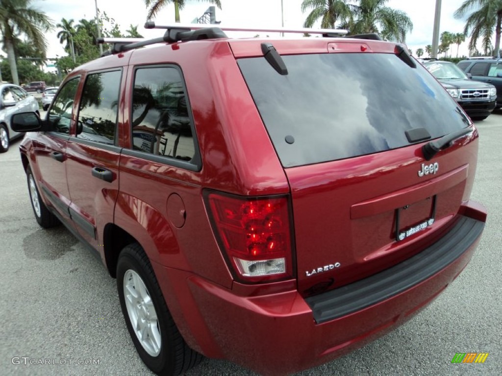 2006 Grand Cherokee Laredo - Red Rock Crystal Pearl / Medium Slate Gray photo #9