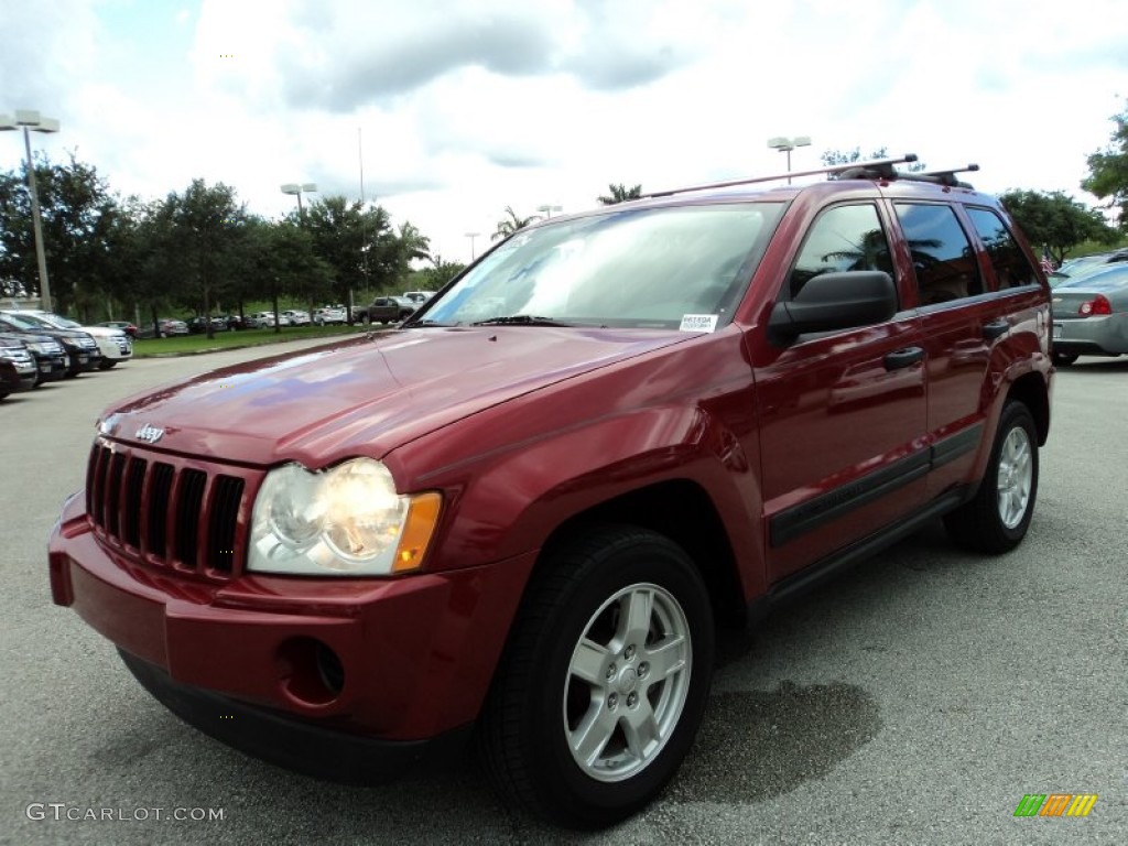 2006 Grand Cherokee Laredo - Red Rock Crystal Pearl / Medium Slate Gray photo #13