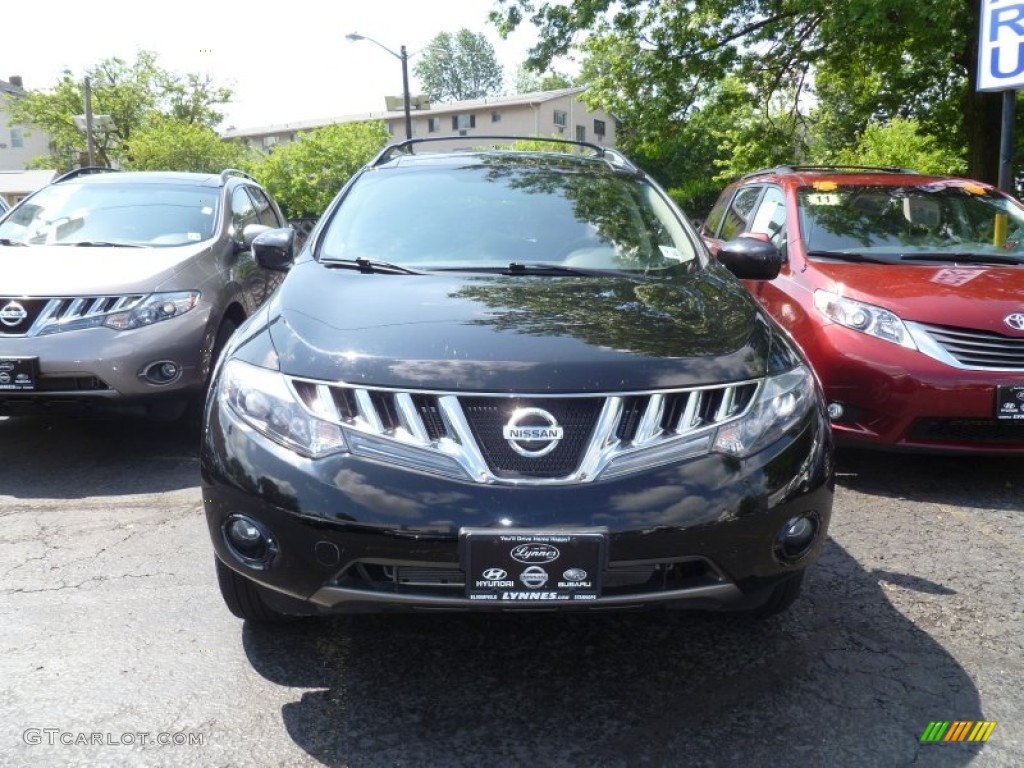 2010 Murano LE AWD - Super Black / Black photo #2