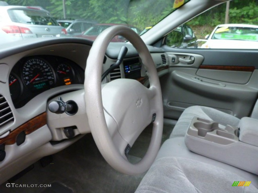 2004 Chevrolet Impala Standard Impala Model Medium Gray Steering Wheel Photo #82310803