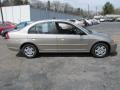 2002 Titanium Metallic Honda Civic LX Sedan  photo #3