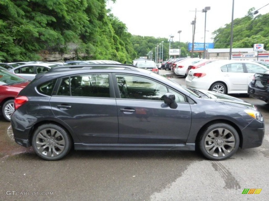 2013 Impreza 2.0i Sport Premium 5 Door - Dark Gray Metallic / Black photo #5