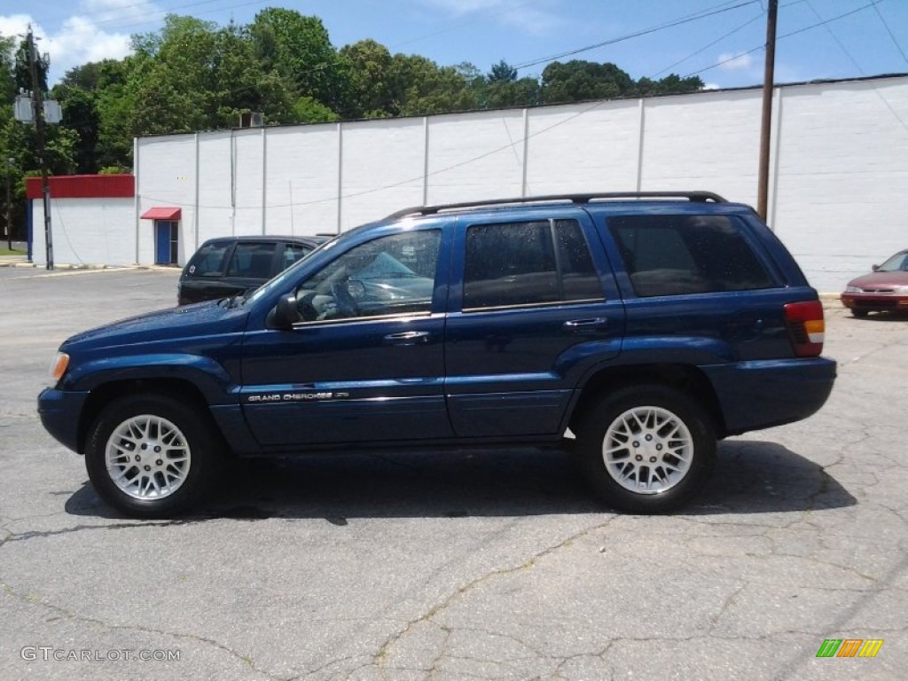 Patriot Blue Pearlcoat 2002 Jeep Grand Cherokee Limited 4x4 Exterior Photo #82311885