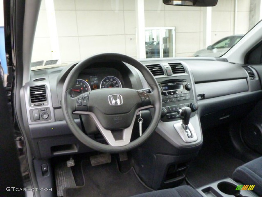 2008 Honda CR-V EX 4WD Black Dashboard Photo #82313102