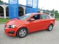 Inferno Orange Metallic - Sonic LT Sedan Photo No. 1