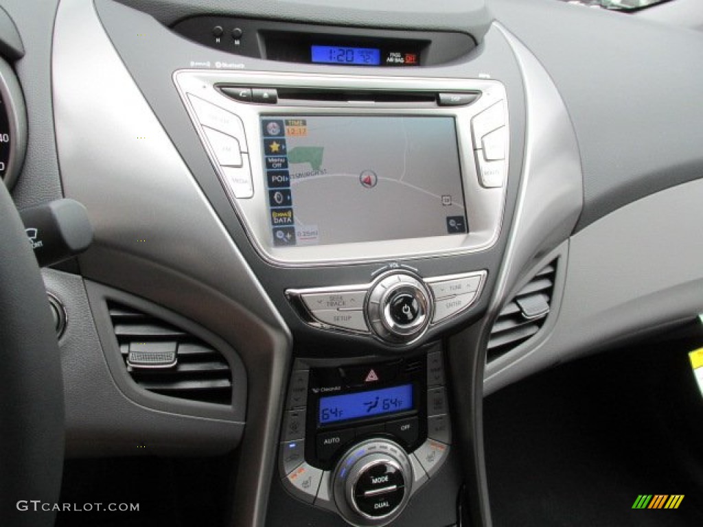 2013 Elantra Limited - Harbor Gray Metallic / Gray photo #8