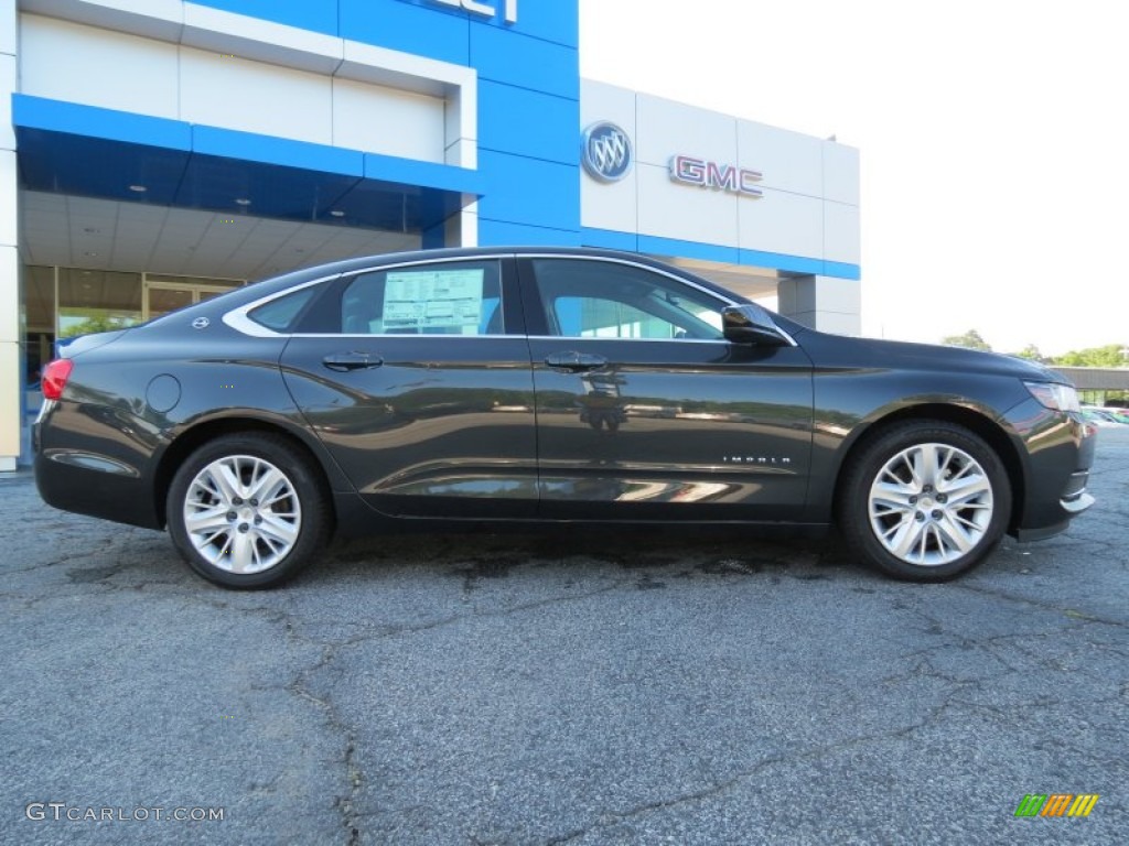 2014 Impala LS - Ashen Gray Metallic / Jet Black/Dark Titanium photo #8